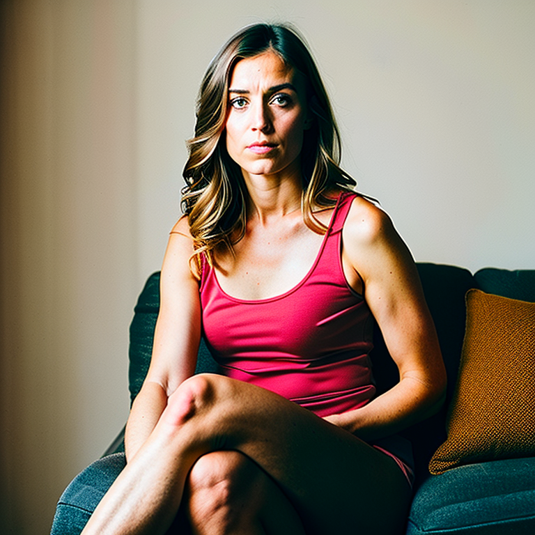 long-shot-full-body-portrait-photo-of-a-young-female-person--sitting-on-couch-looking-anxious-35mm--43800636 (1)
